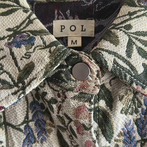 POL magnificent butterfly jacquard shacket NEW - Picture 8 of 9